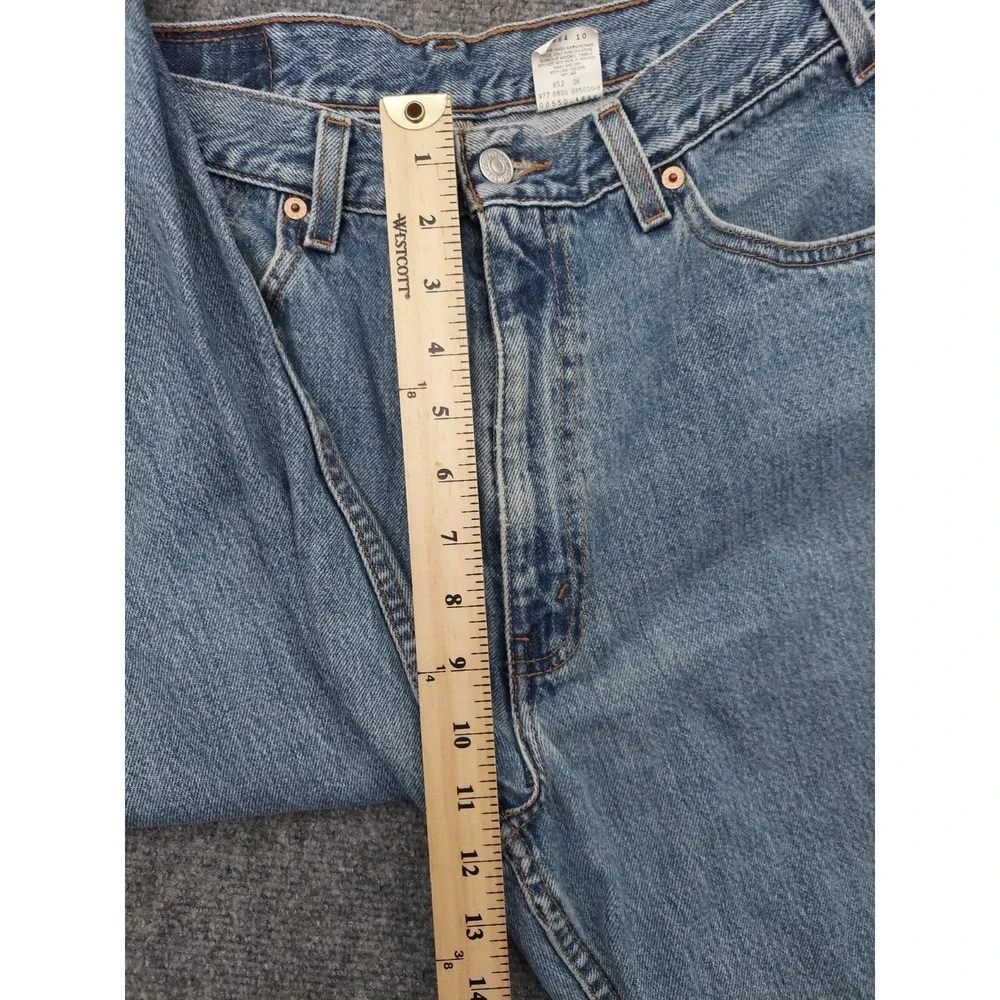 Vtg‎ Levis 550 Jeans 34x31 (Tag 36x32) Blue Light Wash Y2K Relaxed Fit Cotton